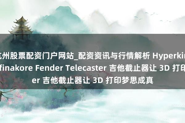 杭州股票配资门户网站_配资资讯与行情解析 Hyperkin 的新款 Infinakore Fender Telecaster 吉他截止器让 3D 打印梦思成真